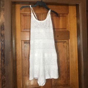 White Sweater Romper